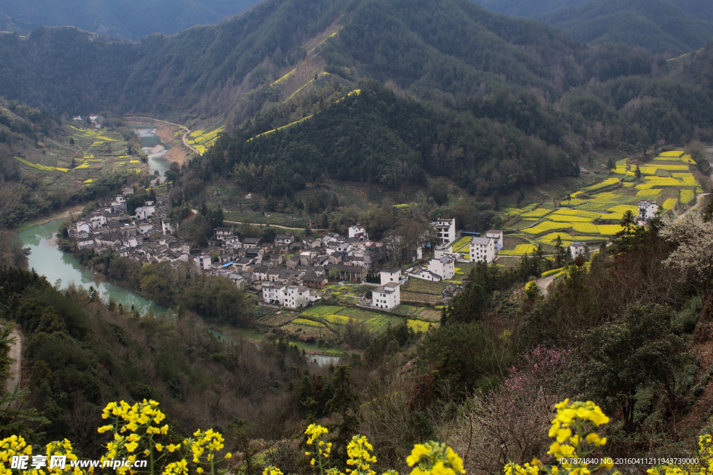 石潭村风光