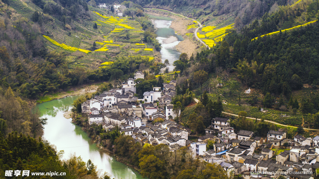 石潭村风光