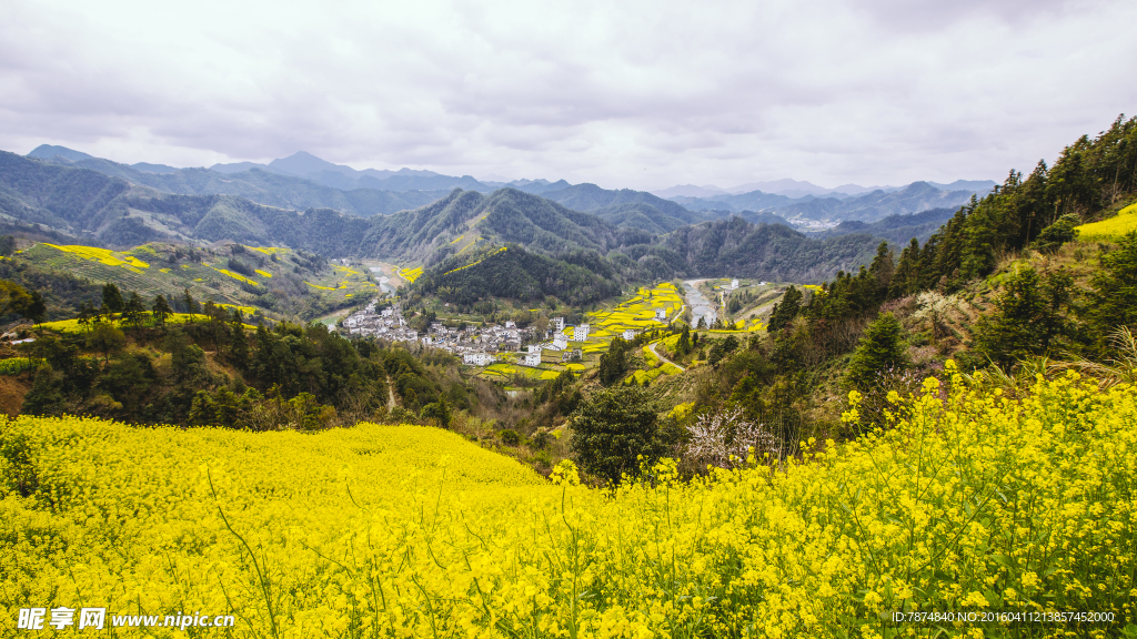 石潭村风光