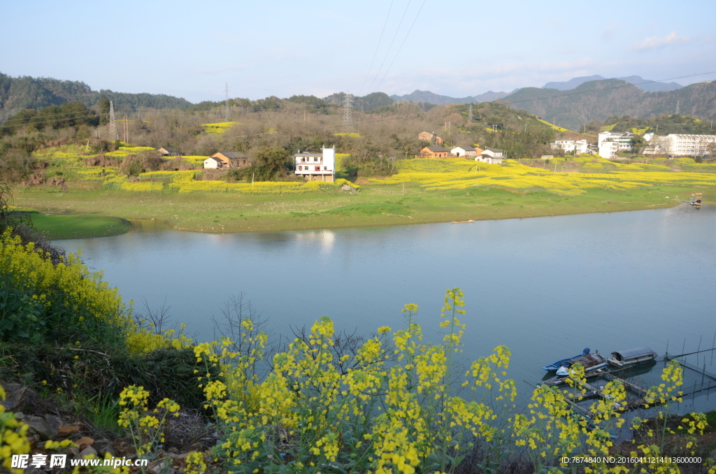 石潭村风光