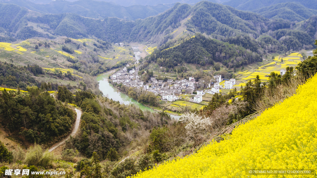 石潭村风光