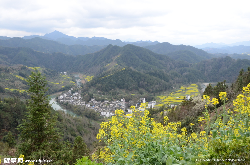 石潭村风光