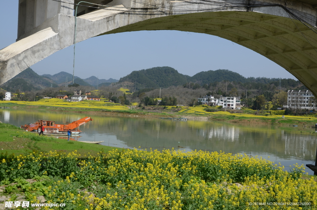 石潭村风光