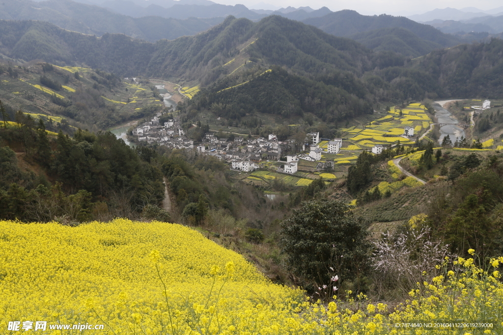 石潭村风光