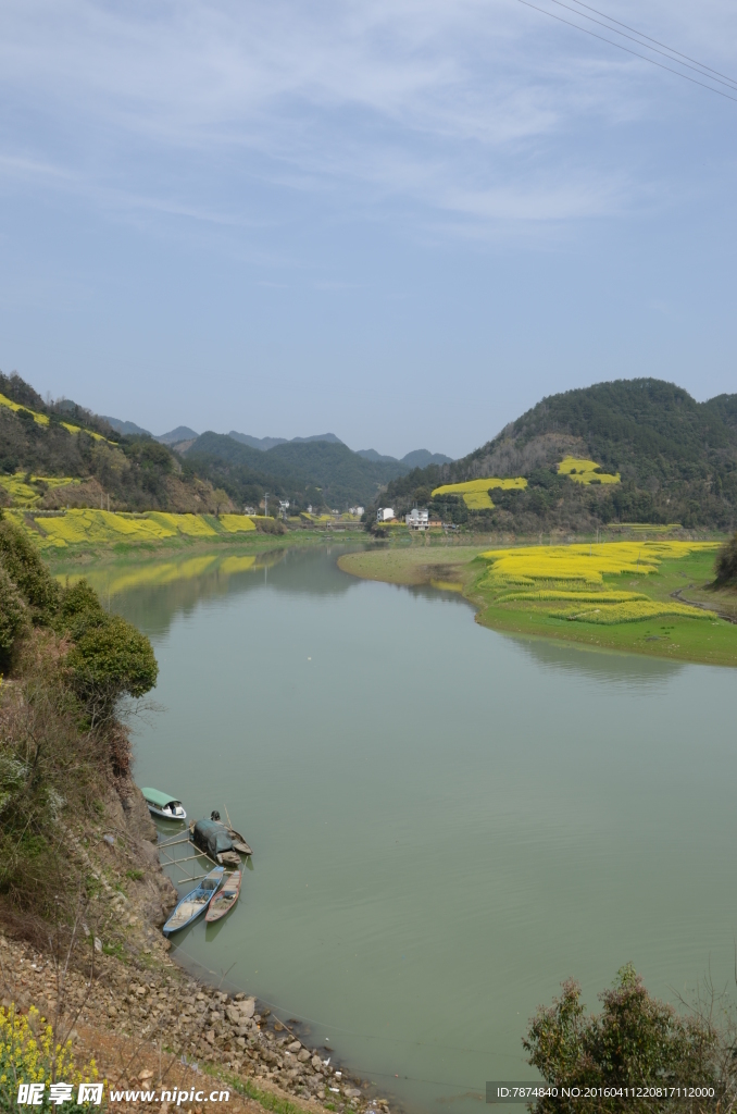 石潭村风光