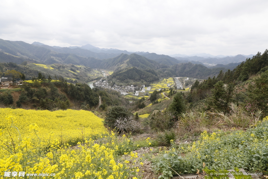 石潭村风光