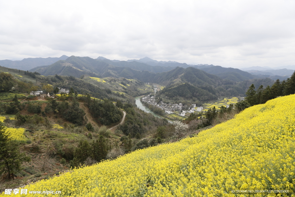 石潭村风光