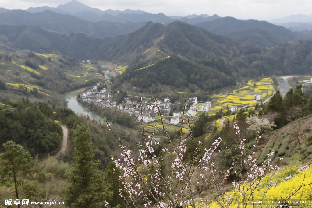 石潭村风光