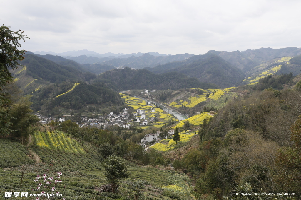 石潭村风光