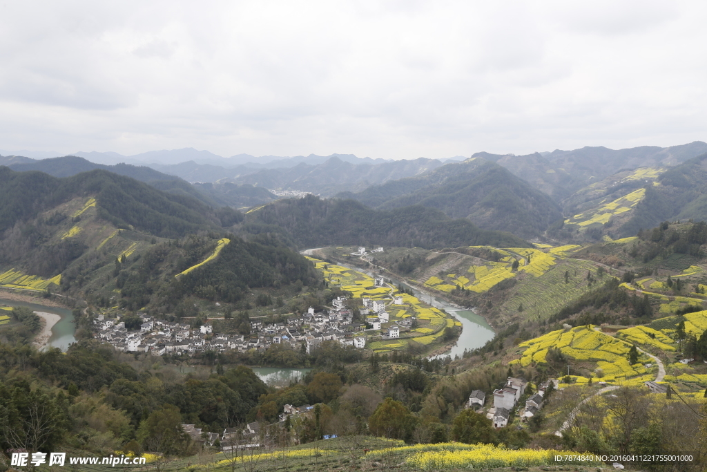 石潭村风光