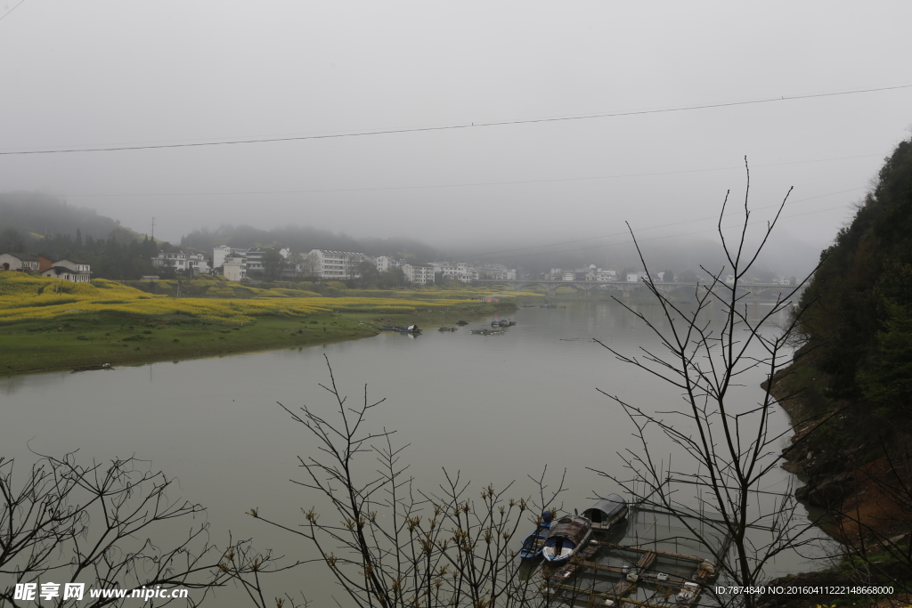 石潭村风光