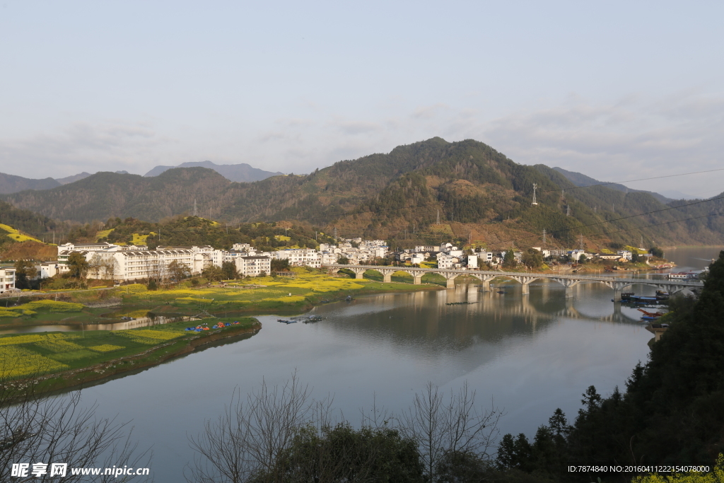 石潭村风光