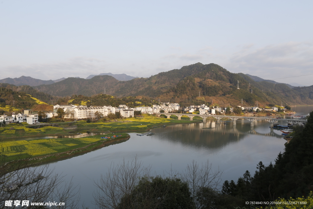 石潭村风光