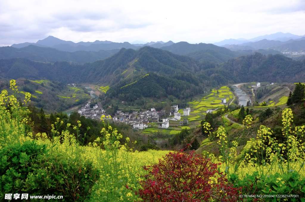 石潭村风光