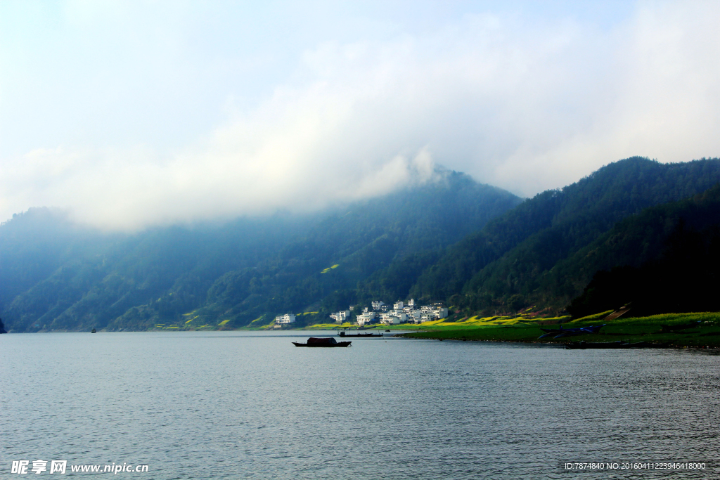 石潭村风光