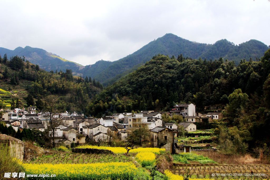 石潭村风光