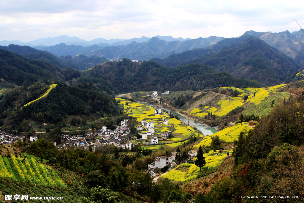 石潭村风光