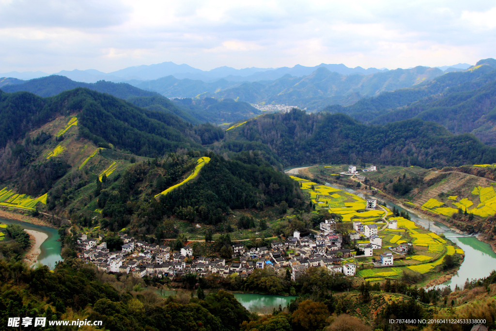 石潭村风光