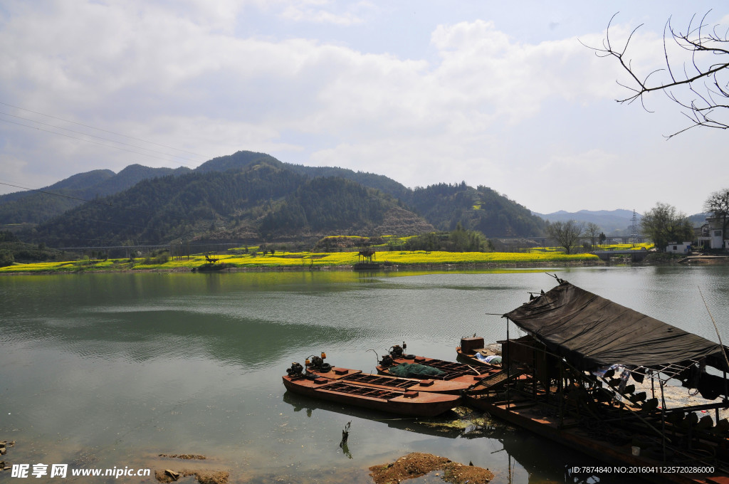 石潭村风光