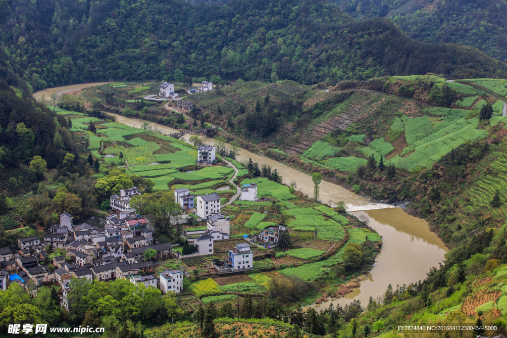 石潭村风光