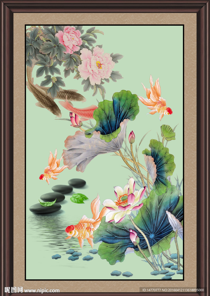 荷花图