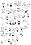 48款ps卡通可爱搞笑脸部笔刷