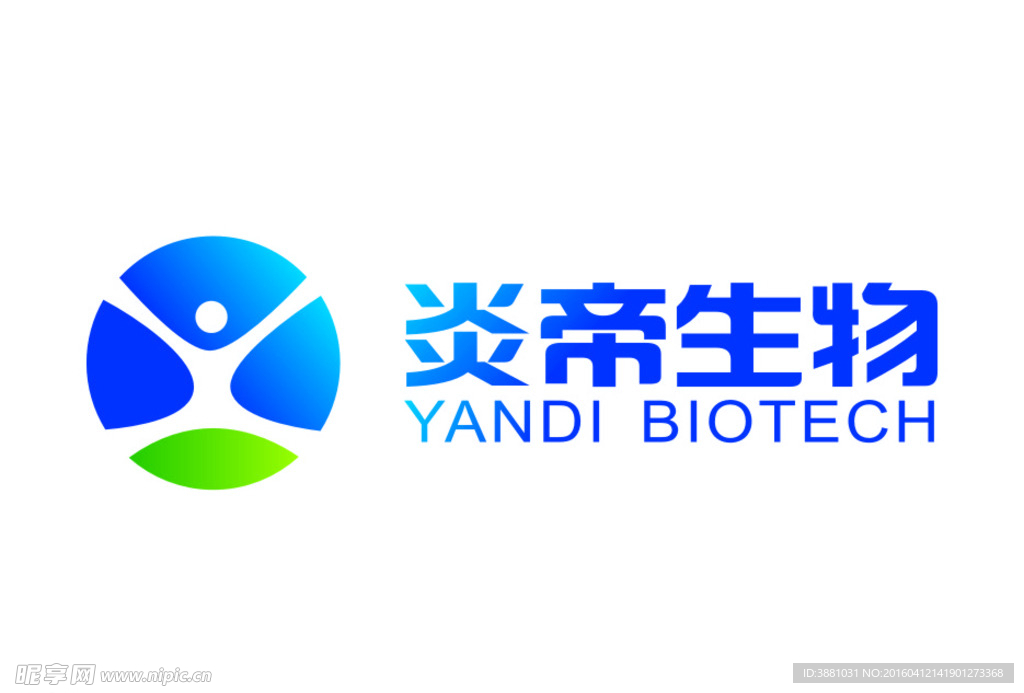 炎帝生物logo