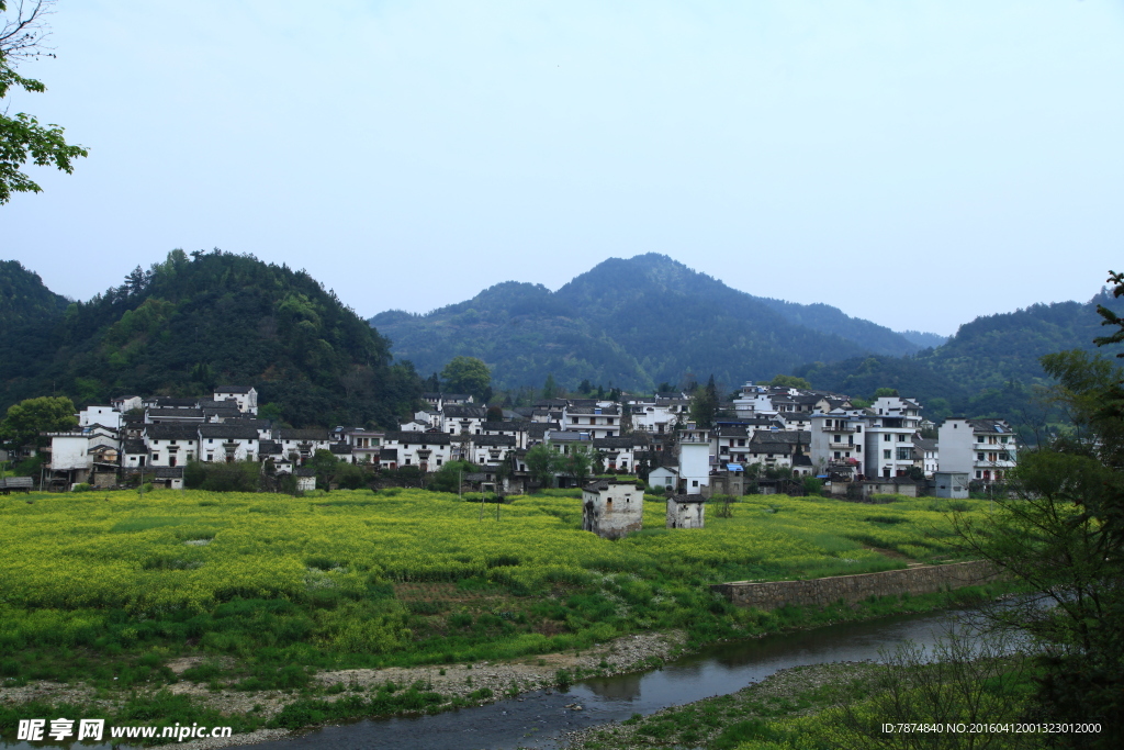 石潭村风光