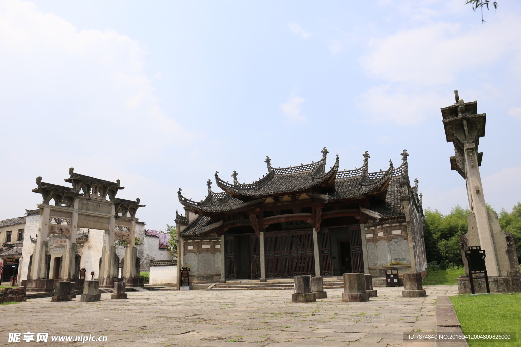 石潭村风光