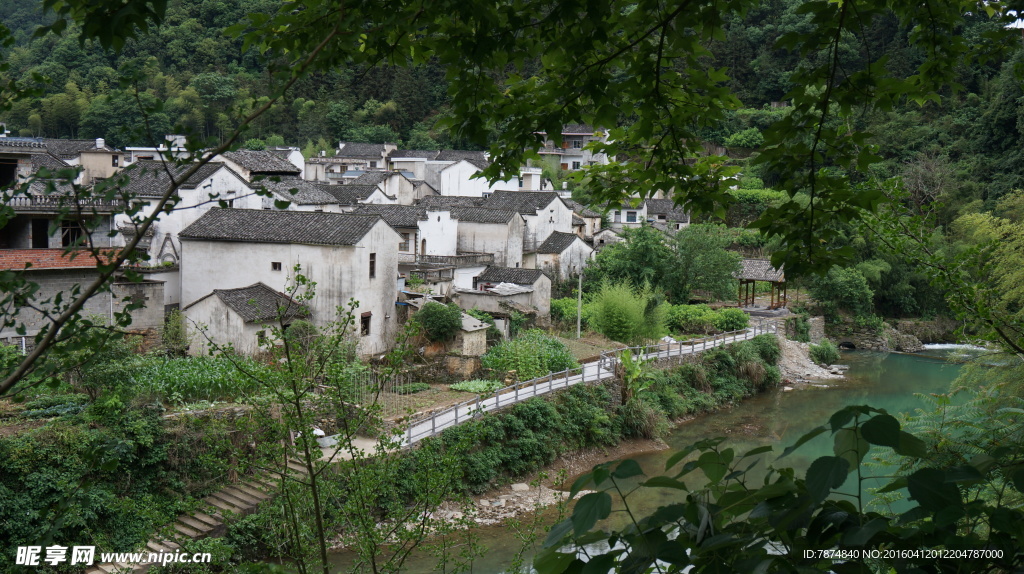 石潭村风光