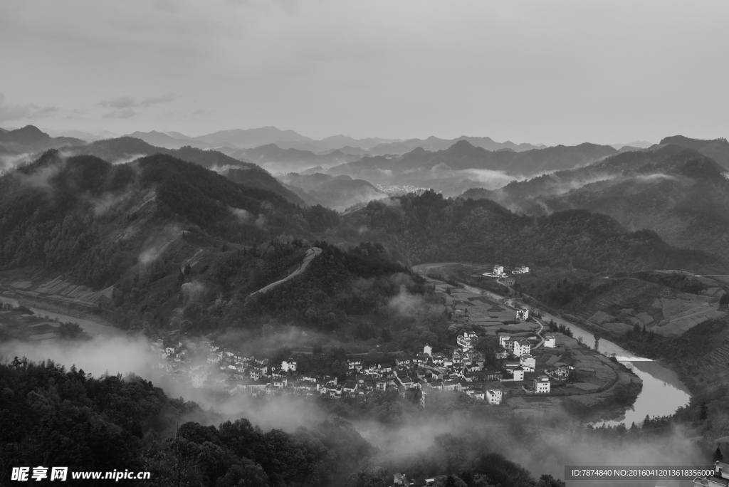 石潭村风光