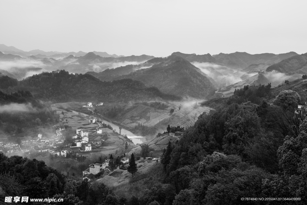 石潭村风光