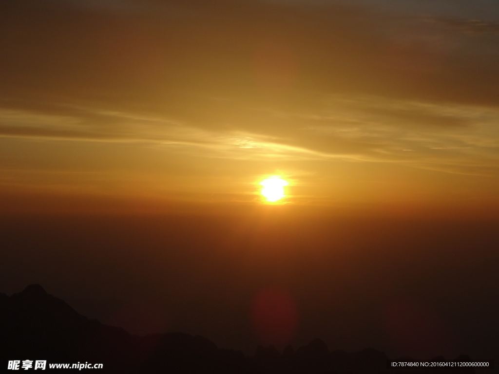 黄山风光日出