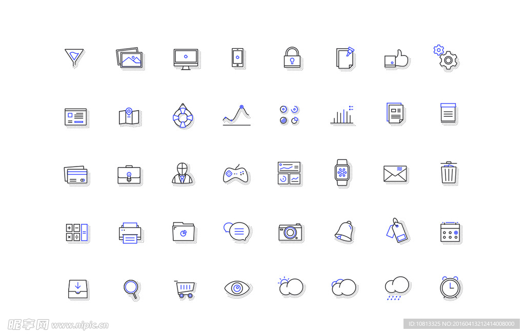 简约图标设计PSD