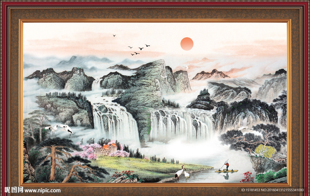 国画山水