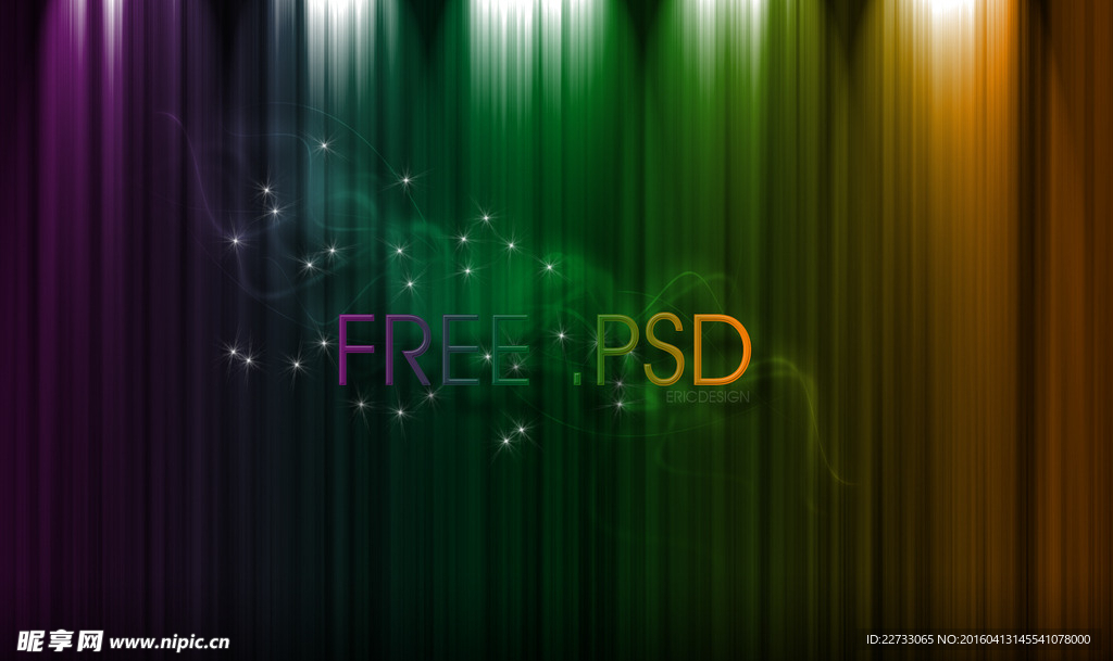 梦幻屏幕背景PSD素材