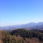 山顶蓝天美景