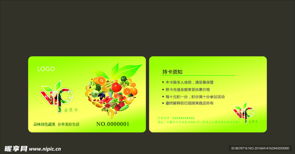 水果名片