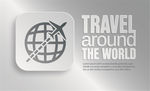 环球旅游标志设计矢量素材