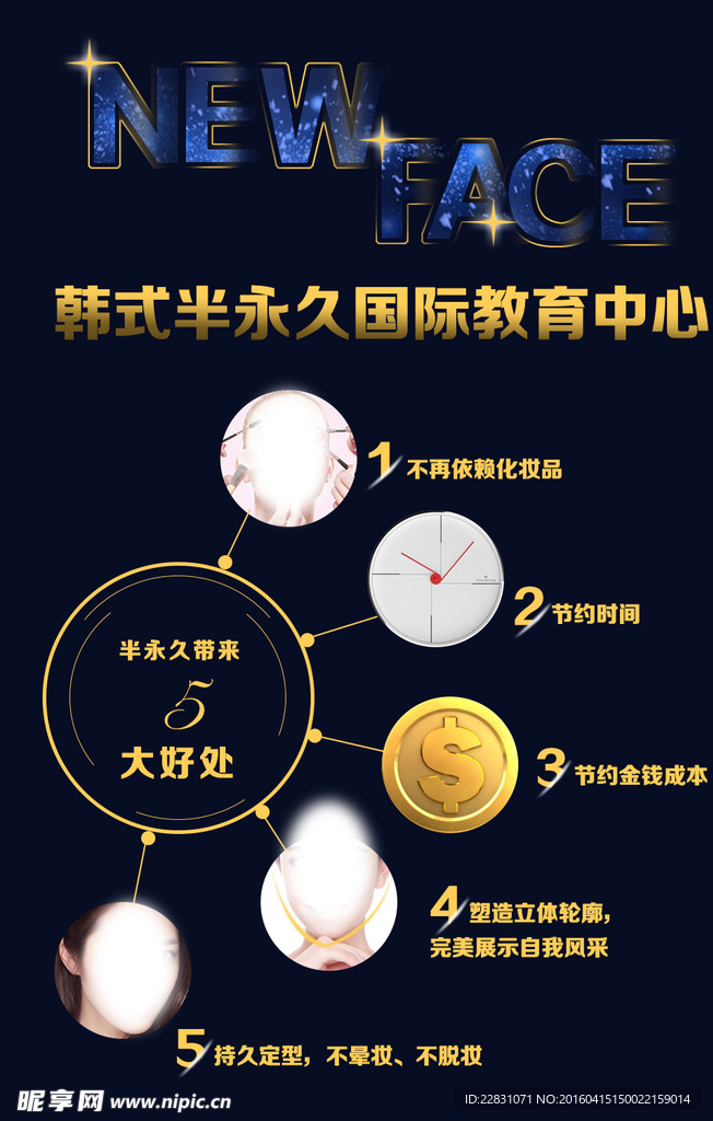 半永久宣传海报