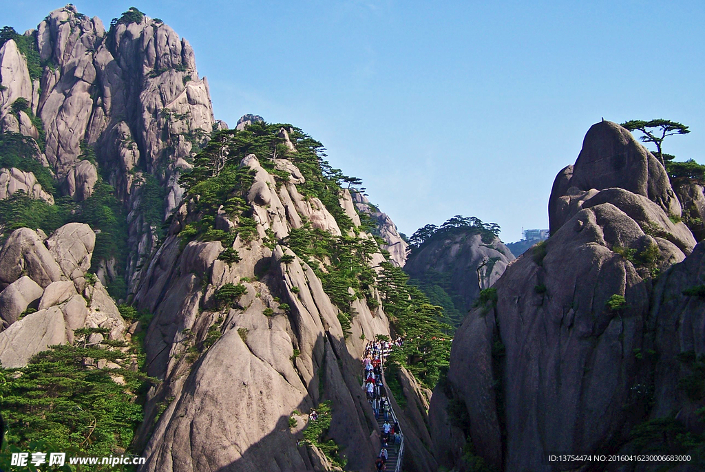 黄山峻峰