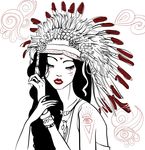 印弟安少女