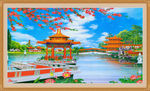 中堂画  山水画