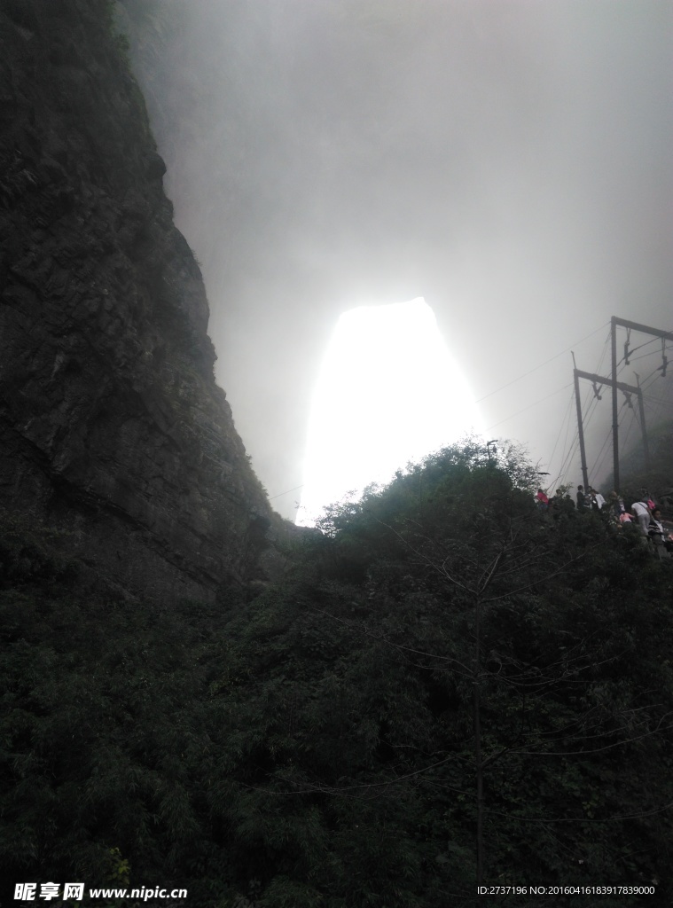 张家界天门山风景