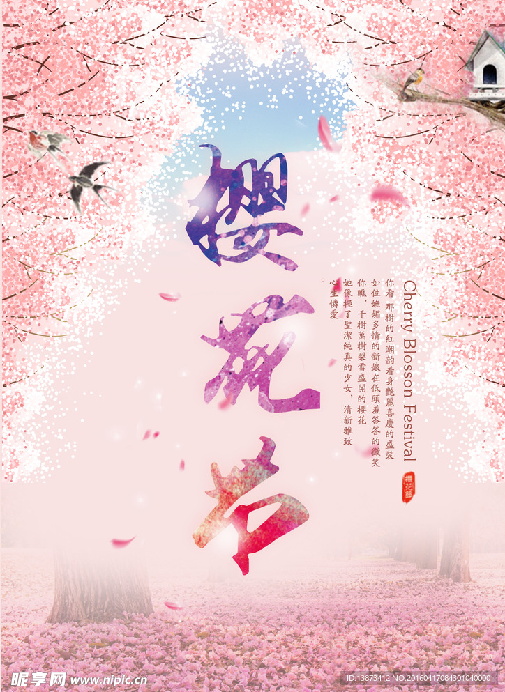 花樱花节素材