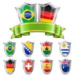 国旗盾牌