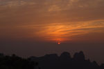 黄山夕阳