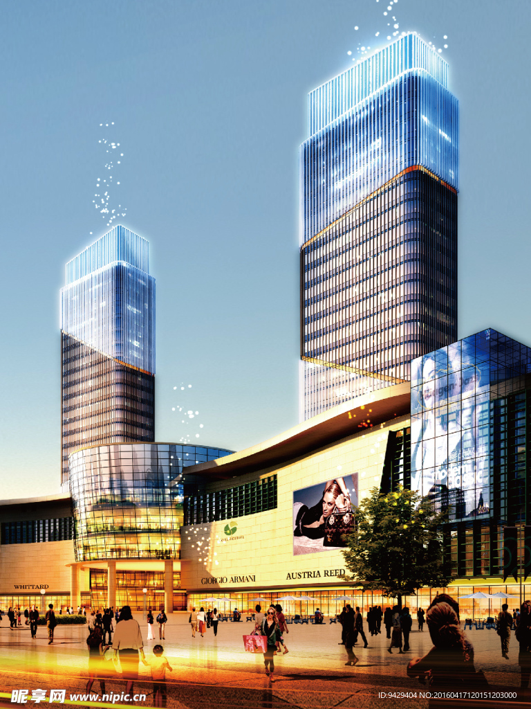 广场示意图  效果图  平面图