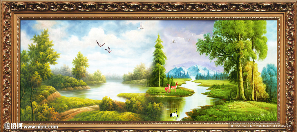 油画风景