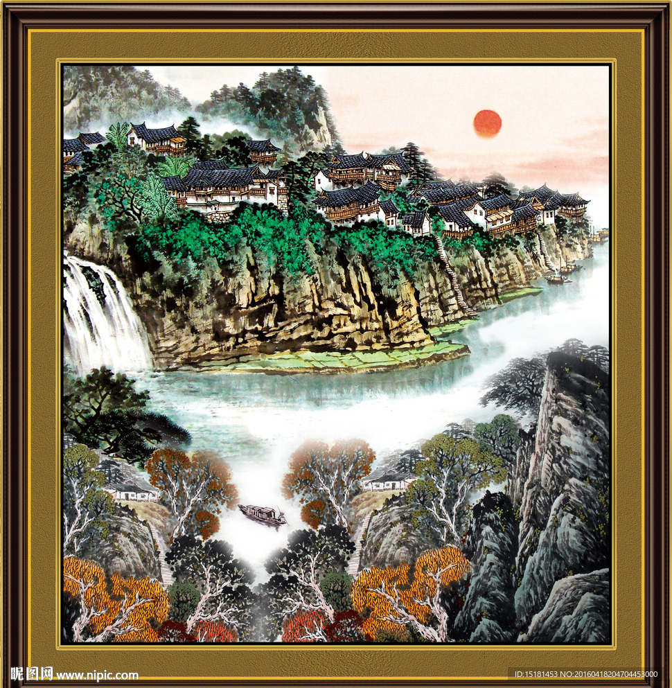 国画山水